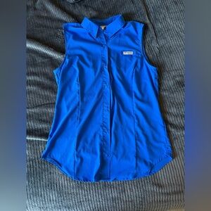 Columbia Women's Vibrant Blue Sleeveless Shirt